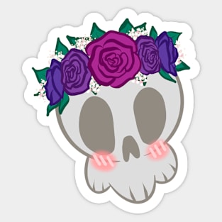 Pretty Skelly Sticker